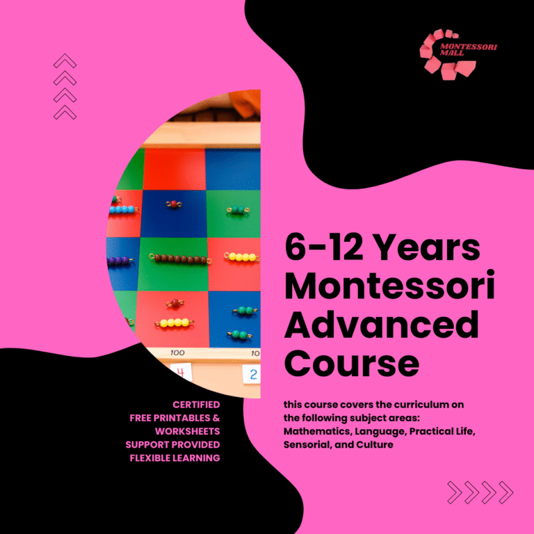 6-12 Montessori Advanced Workshop