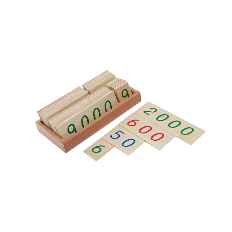 Wooden Number Card